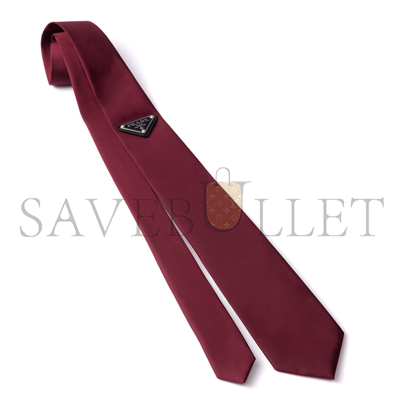 PRADA RE-NYLON GABARDINE TIE UCR77